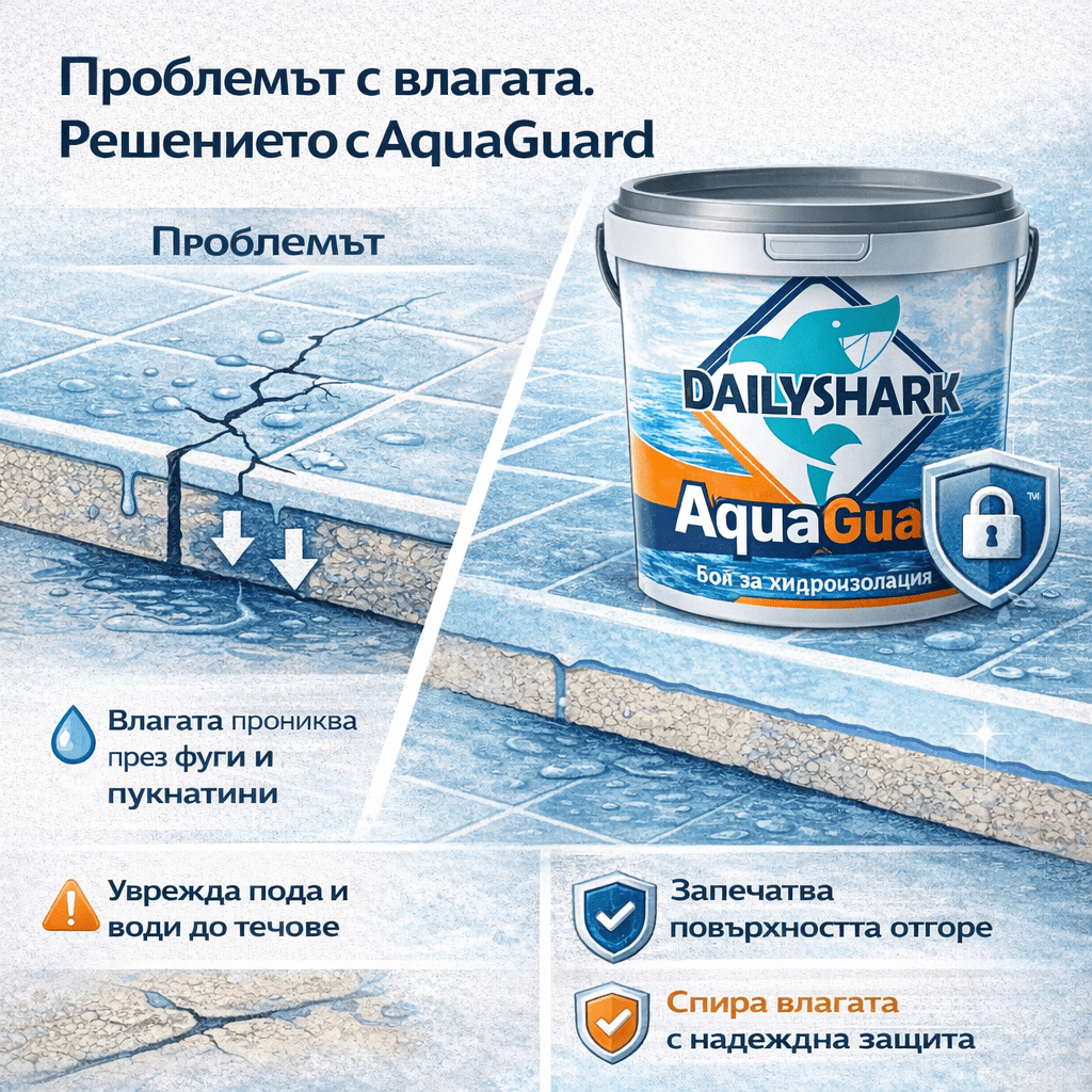 Тече Ти Банята или Терасата? Решението е AquaGuard