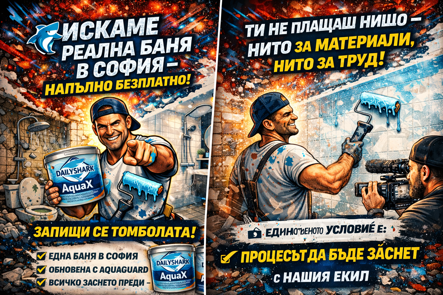 СПЕЧЕЛИ НАПЪЛНО БЕЗПЛАТНО  РЕНОВАЦИЯ НА БАНЯ