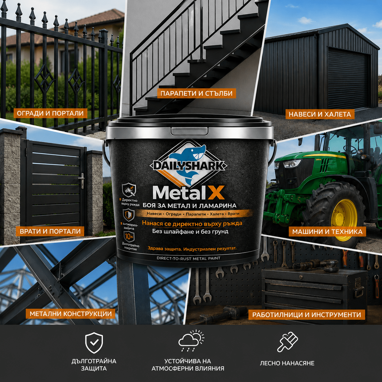 DailyShark MetalX – професионална защита срещу корозия