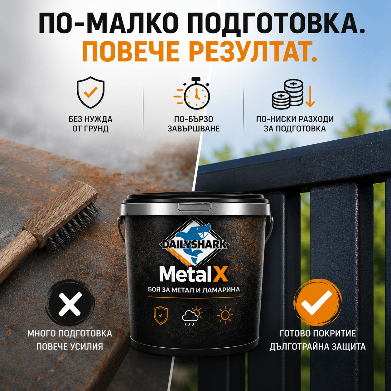 По-малко подготовка. Повече резултат.