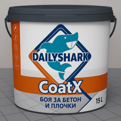 Боя за Реновиране на Настилки DailyShark CoatX® 15L