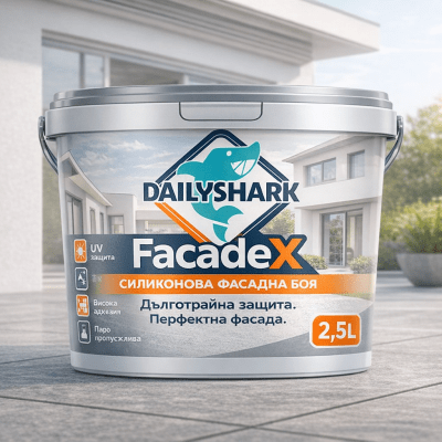 DailyShark FacadeX - Силиконова фасадна боя