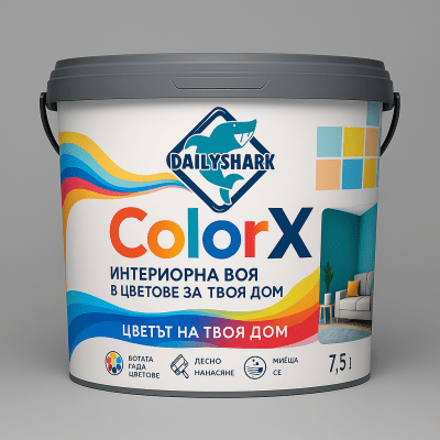 Матова Интериорна Боя - ColorX 3л.