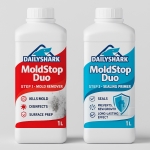 MoldStop Duo DailyShark® - Двукомпонентна Система за Премахване и Запечатване срещу мухъл